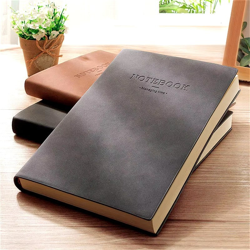 Hardcover Faux Leather Daily Journal
