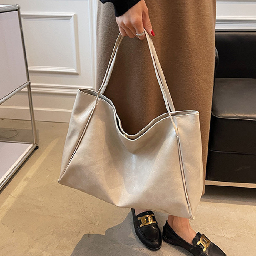 Leather Shoulder Tote