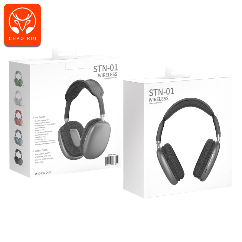 Wireless Bluetooth Headphones With Noise Cancelling Over-Ear Sport Earphones