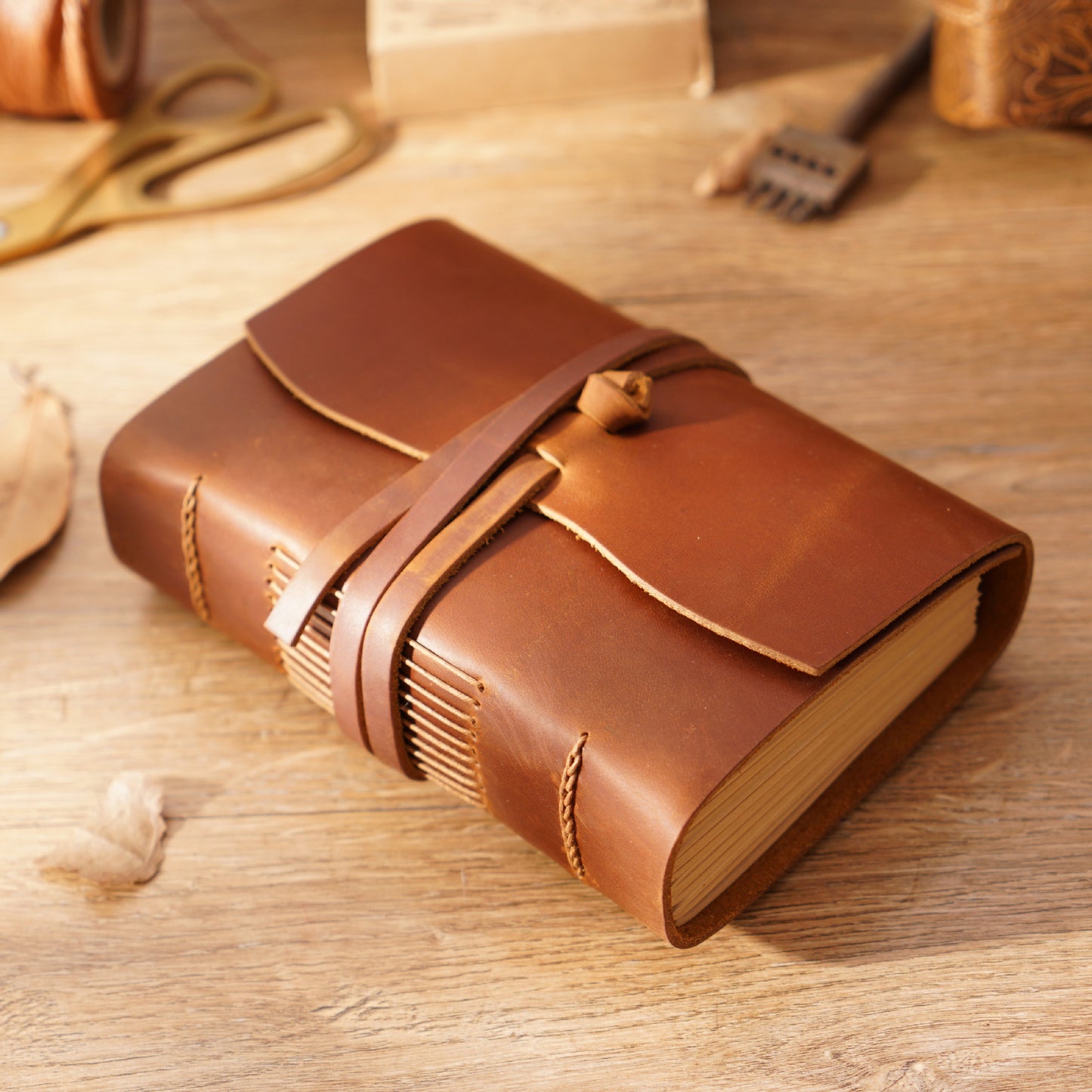 Real Cowhide Notebook Thickened Hand Account Kraft Paper Notepad