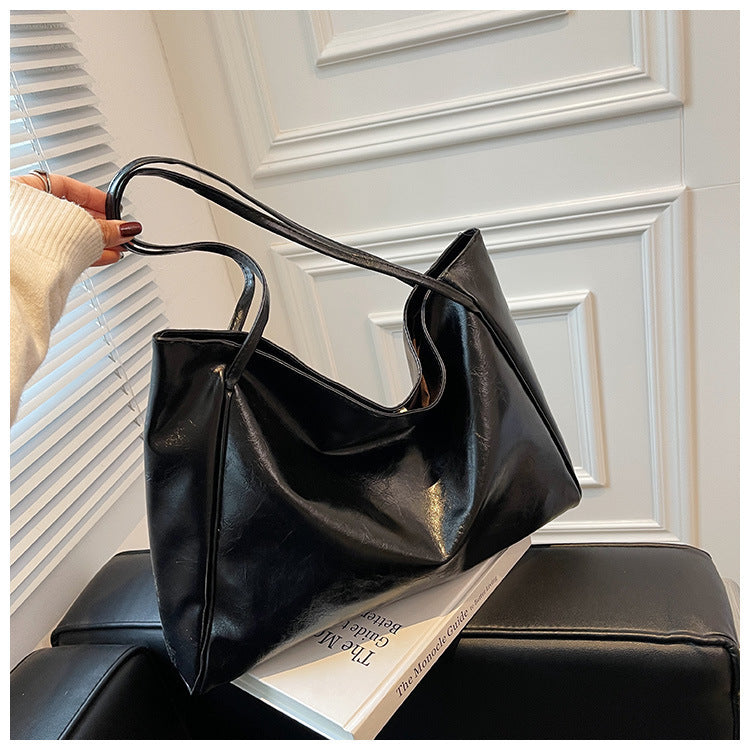 Leather Shoulder Tote