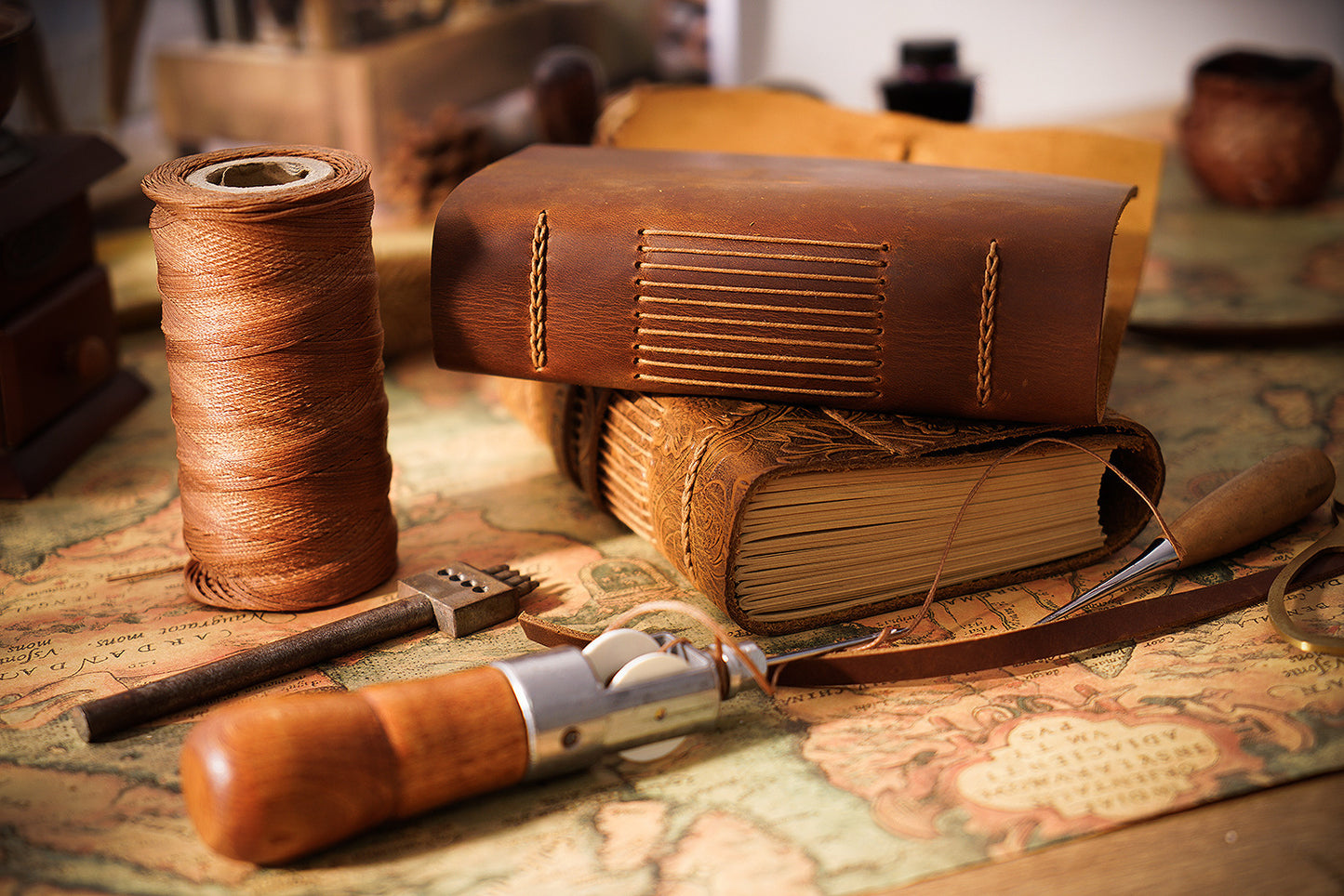 Real Cowhide Notebook Thickened Hand Account Kraft Paper Notepad