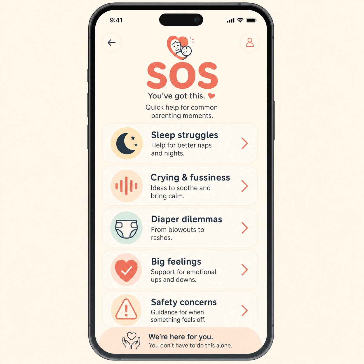 Instructions Included: Baby SOS — Tap-to-Jump New Parent Guide